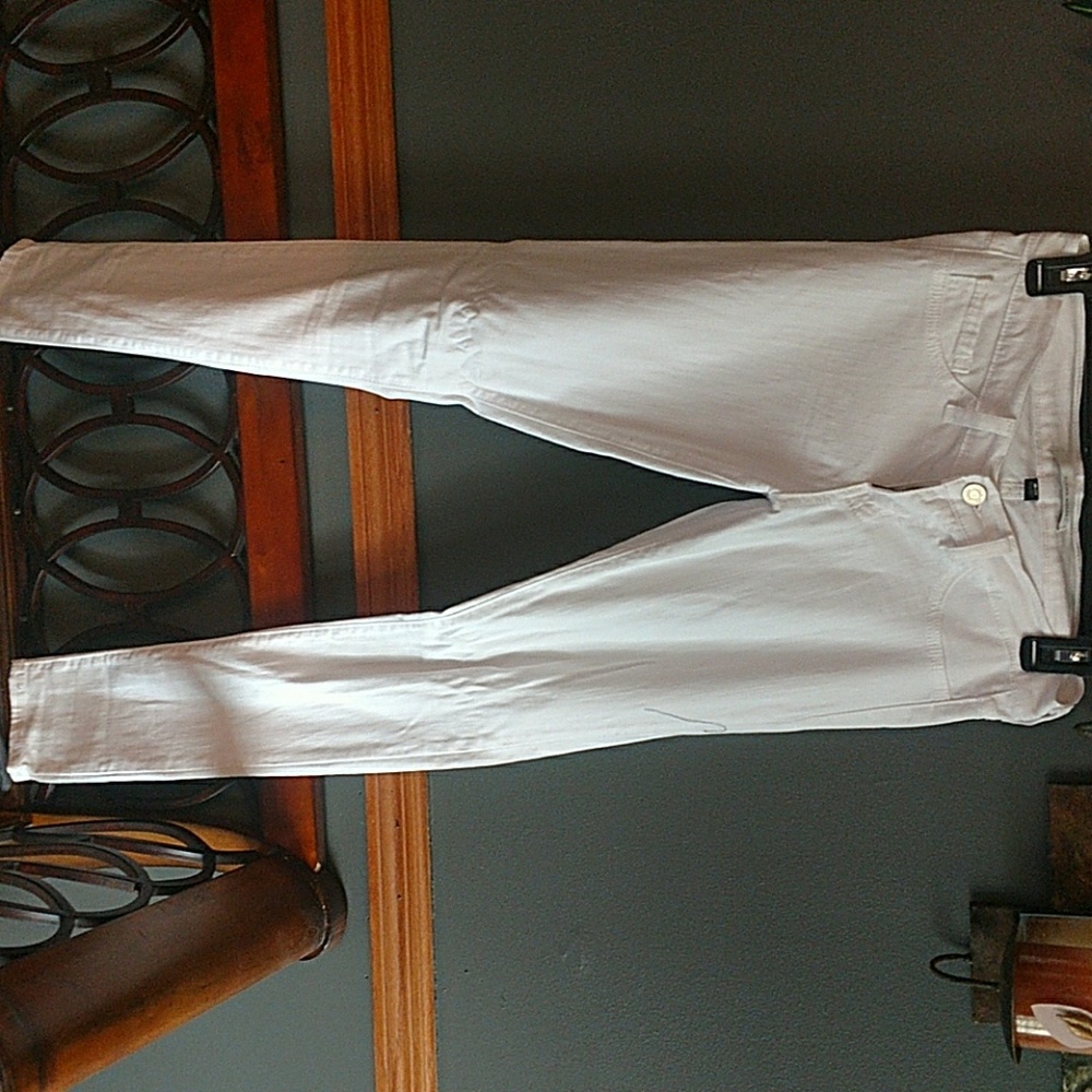 White Flying Monkey Skinny Jeans.